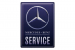 Blechschild "Mercedes Benz Service" - 40 x 30cm